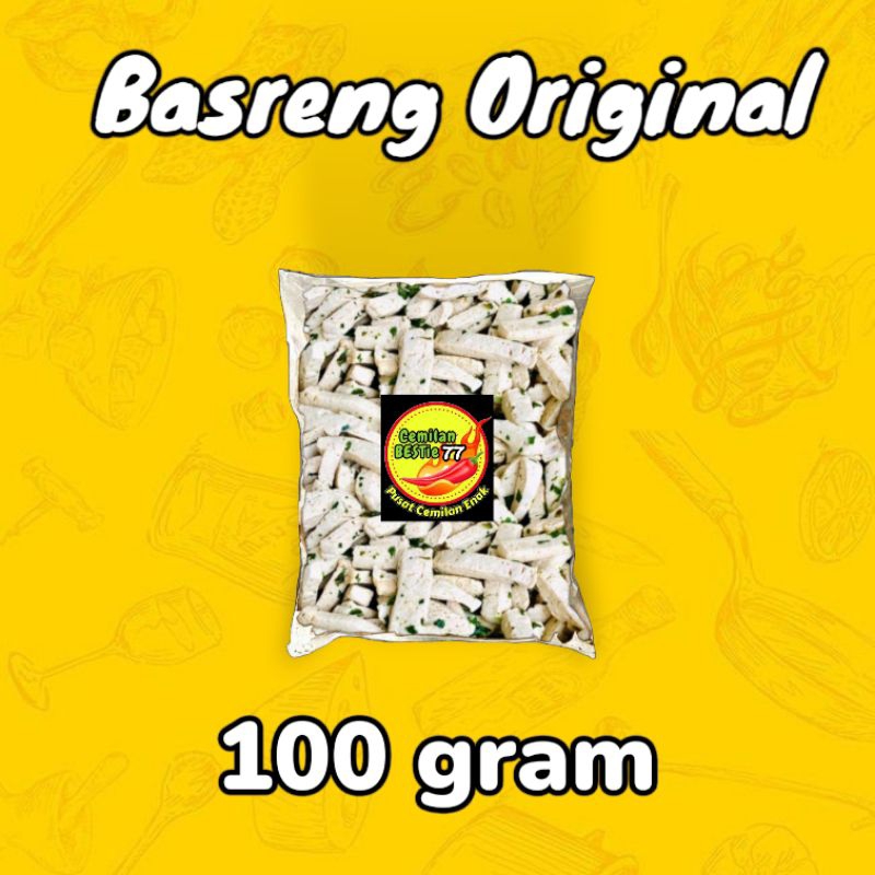 

Basreng Original 100 Gram Daun Jeruk ikan tenggiri,Gurih dan renyah dijamin ketagihan