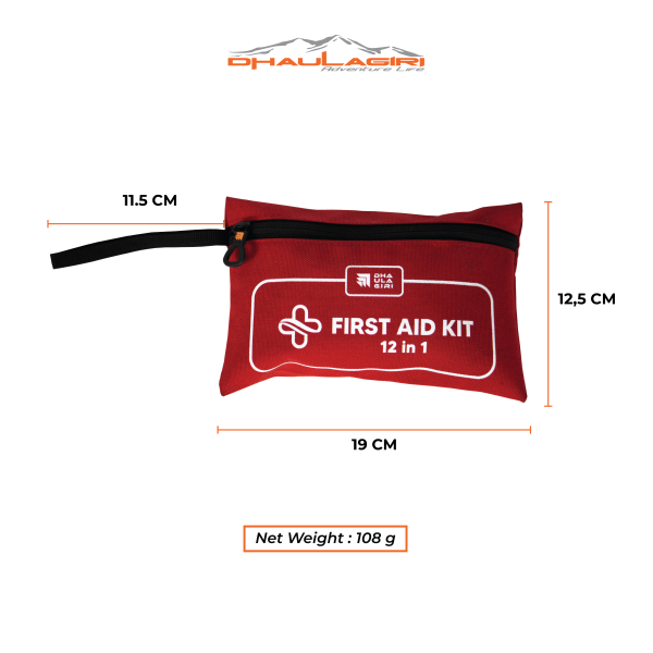 First Aid Kit DH Obat Medis P3K Dhaulagiri Tas dan Isi