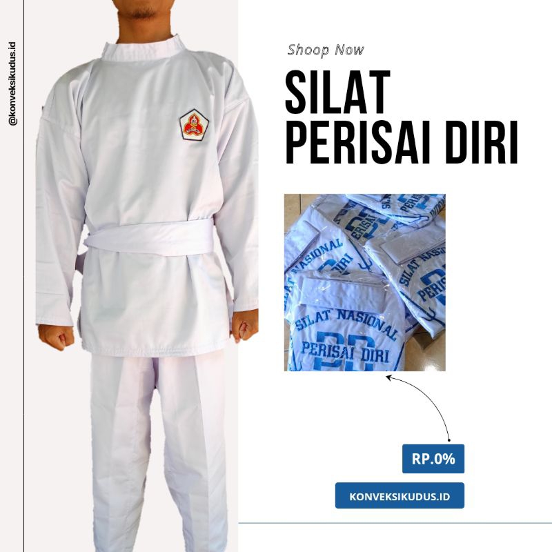 Baju Silat Perisai Diri, Baju Silat Perisai Diri Sablon, Baju silat Perisai Diri murah, Baju Silat P