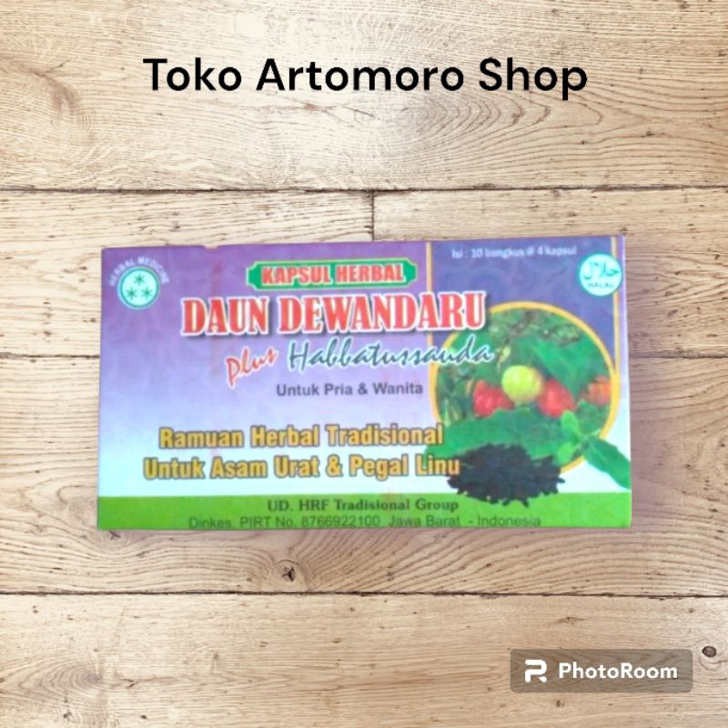 kapsul daun dewandaru herbal original