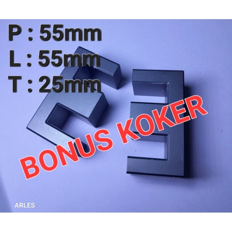 trafo ferrite EE55 JUMBO EE55/27/25