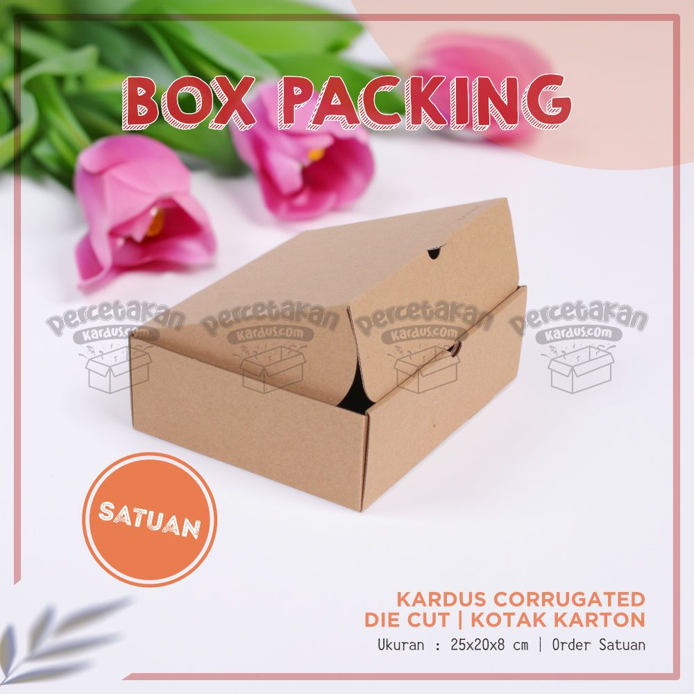 

Kardus Corrugated 25x20x5 CM | Die Cut | Kotak Karton | Box Packing Souvenir Pizza