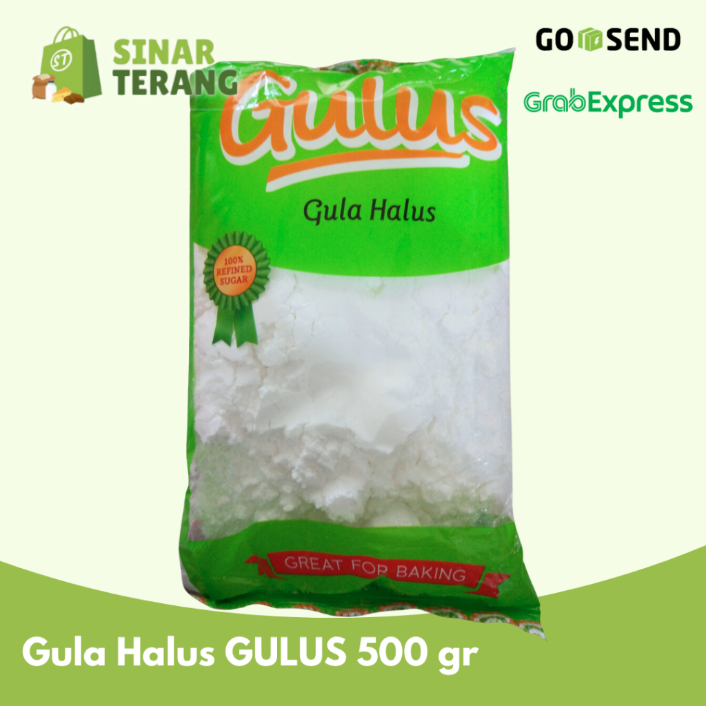 

Gula Halus Gulus 500gr ( bahan icing sugar) GOJEK ONLY