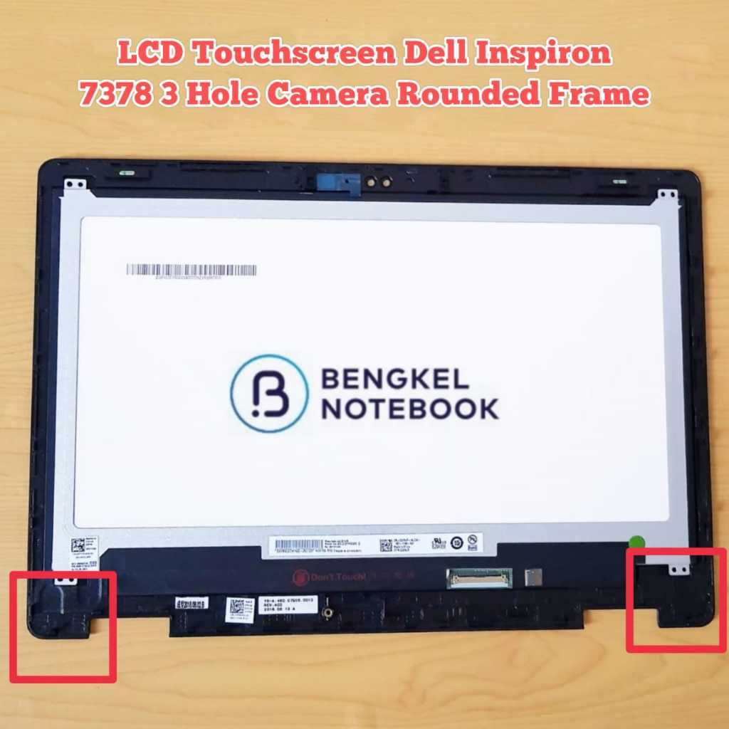 LCD Touchscreen Dell Inspiron 13 7000 7378 7368 P69G P69G001 B133HAB01.0 NV133FHM-N41 FHD 3 Hole Cam