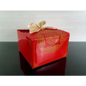Cake Box Imlek (Uk. 22x22x14 cm) untuk hajatan dan souvenir, kresek donat / tas plastik, paper bag, 
