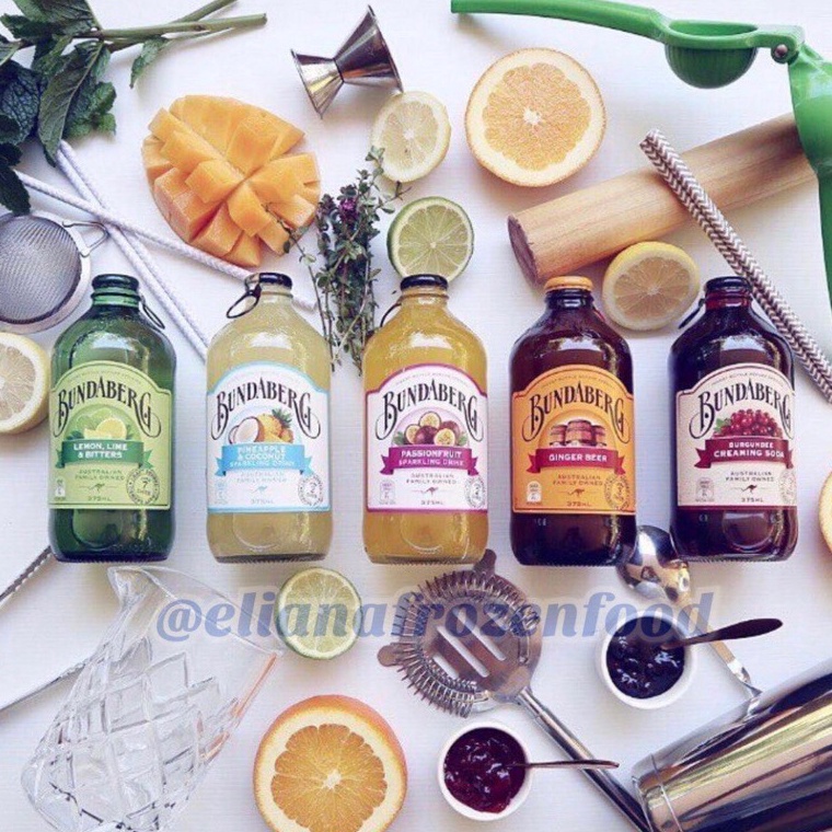 

[★F31➤] BUNDABERG GINGER BEER / SARSAPARILLA / PASSION FRUIT / CREAMING SODA / LEMONADE NO ALCOHOL 375 ML Stok Sedikit