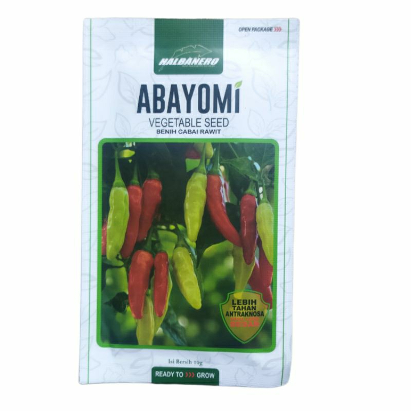 Benih cabai rawit abayomi 10 gr