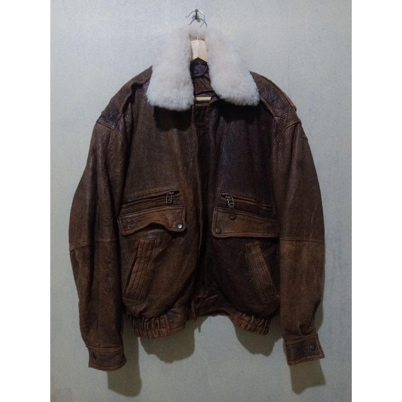 leather jacket Vintage style a2