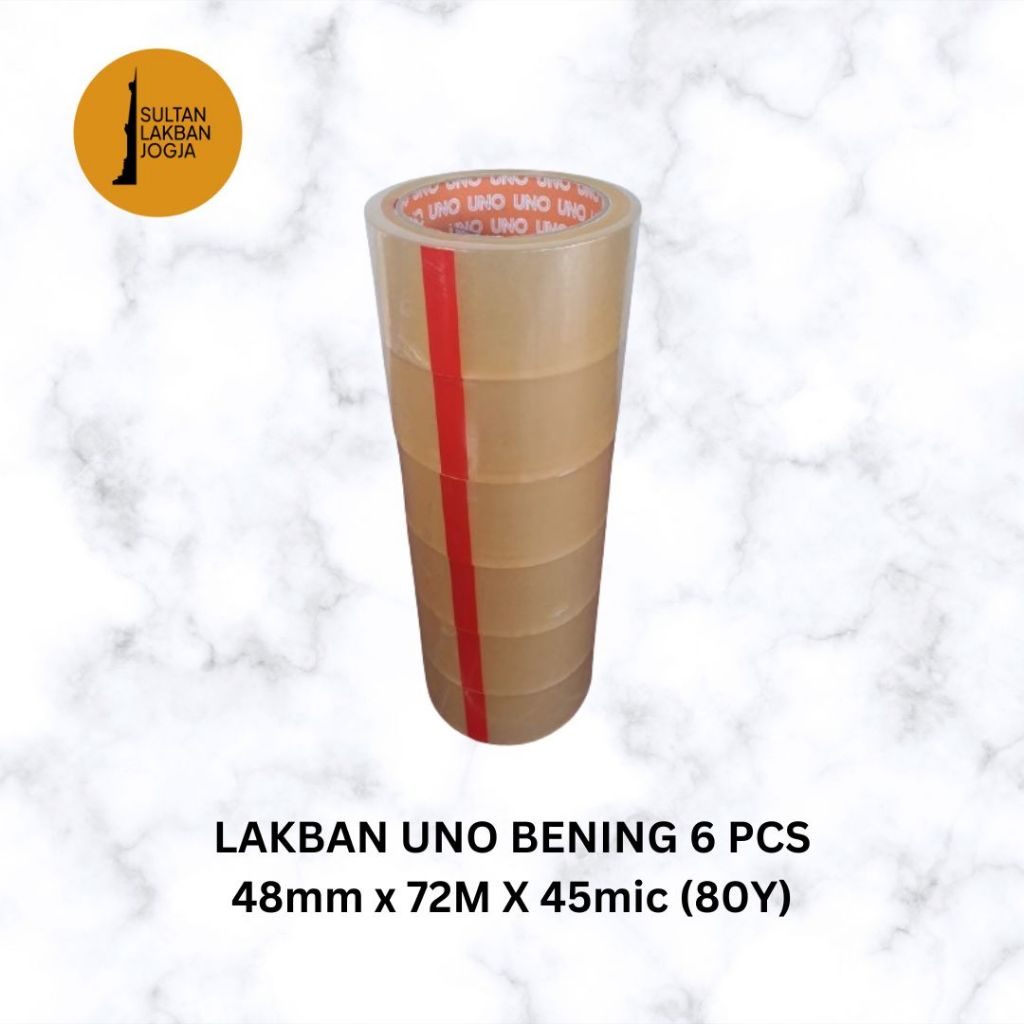 

LAKBAN BENING UNO 48mm x 72M x 45mic (90Y) 1 PACK