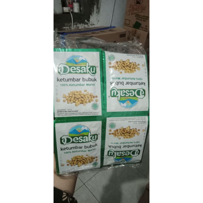 

Desaku Ketumbar Bubuk 100% Ketumbar Murni 2 Renteng isi 24 Sachet