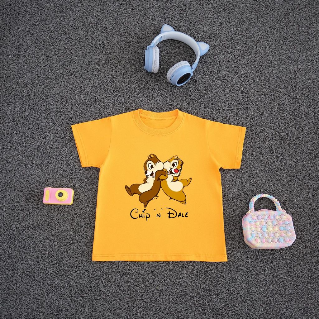 KAOS ANAK CHIP N DALE / BAJU ANAK CHIP N DALE / KAOS ANAK MURAH / KAOS ANAK COTTON COMBED 30S PREMIU
