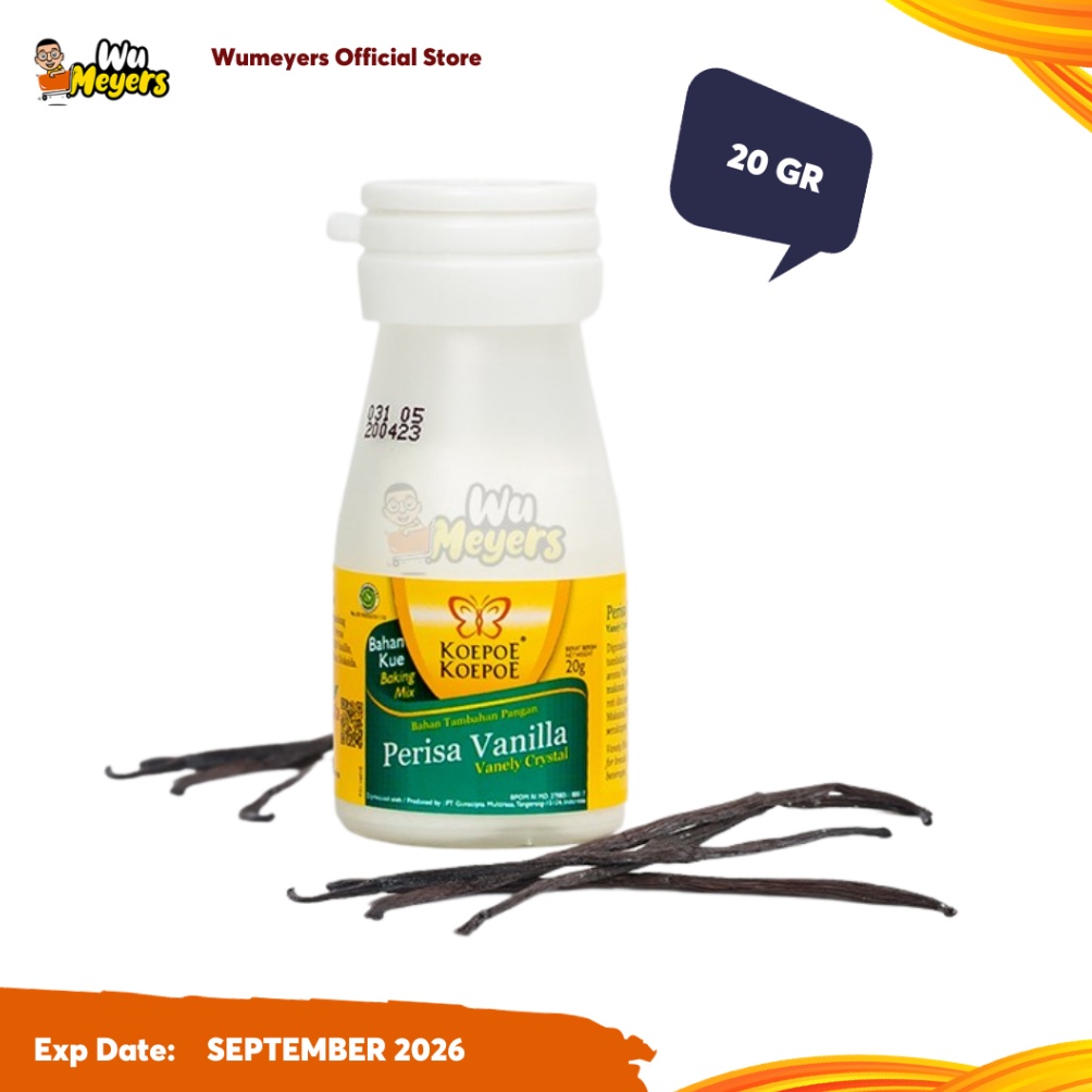 

[♝A54➢] Koepoe Koepoe Perisa Vanilla 20g [HARGA 6 PCS] Impor Terbaru