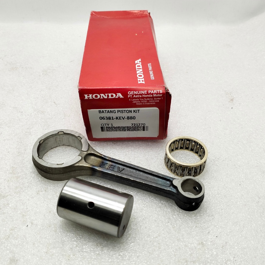 STANG SEHER KEV STANG PISTON HONDA SUPRA X LAMA ,GRAND ,ASTREA ,WIN ,PRIMA ASLI ORIGINAL HONDA AHM