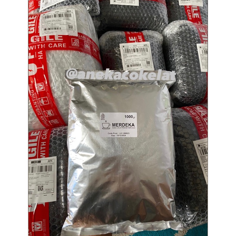 

✨12.12✨ Bubuk COKLAT MERDEKA 1.000gr , Bubuk Coklat Premium Merdeka , Bubuk Coklat Premium gas !!