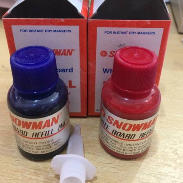 

KODE GUC633 Isi / Refill Tinta Spidol White Board Snowman Hitam, Biru, Merah