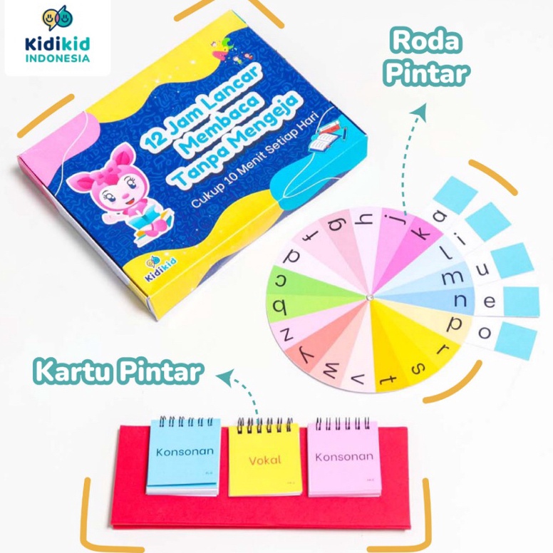 

Dijual Murah.. KIDIKID Paket 12 Jam Lancar Membaca Tanpa Mengeja 87
