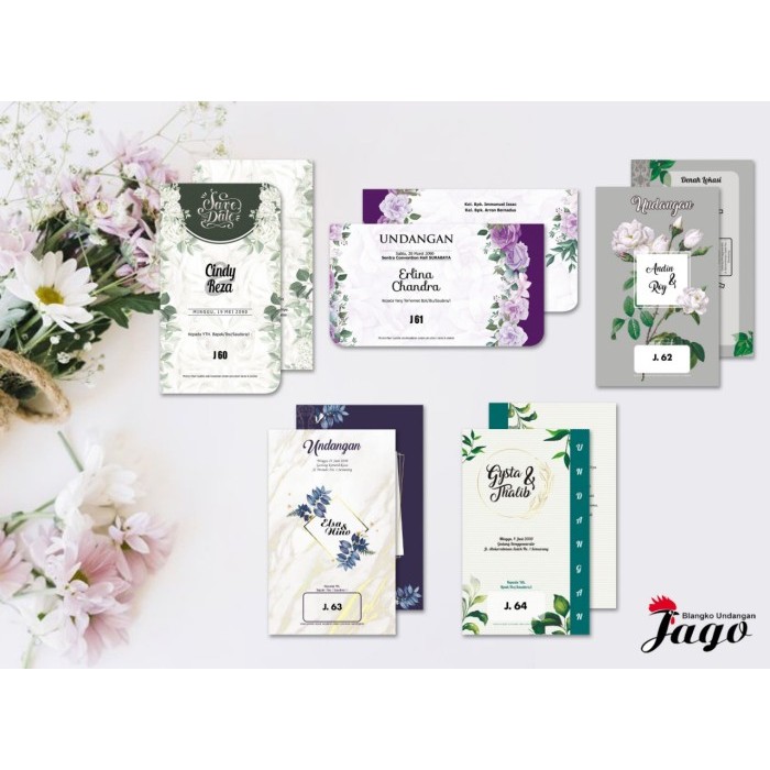 

UNDANGAN WEDDING CETAK (Free Kemasan + Label Nama) - EDISI JAGO