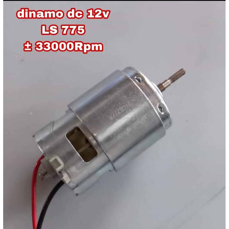 Dinamo dc 12v LS 775 motor dc 12v 33000Rpm