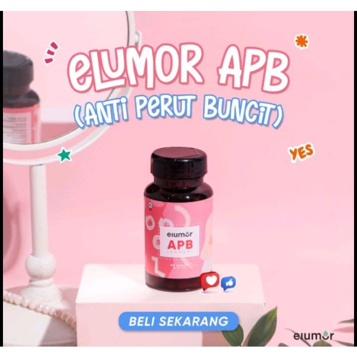 Elumor apb kapsul pelangsing herbal pembakar lemak perut buncit dan penurun berat badan tanpa efek s