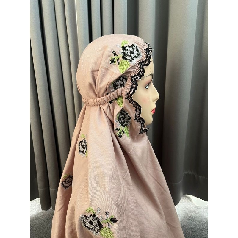 mukena terusan kain rayon all size