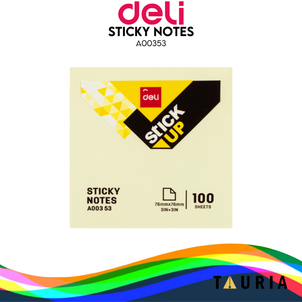 

STICK NOTE DELI YELLOW A00353