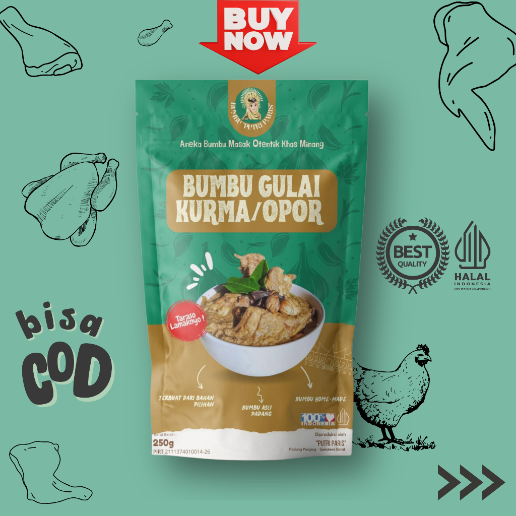 

Bumbu Gulai Kurma/Opor "Putri Paris