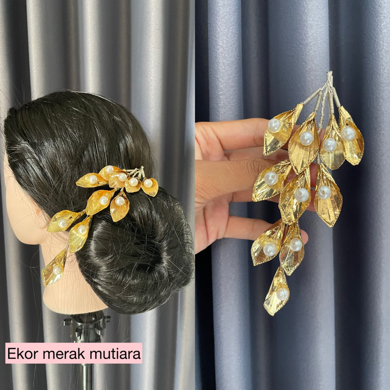 semanggi ekor merak mutiara / semanggi bali / acc rambut/hiasan rambut