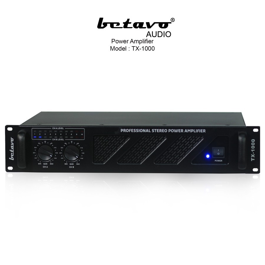 Power Amplifier Betavo TX 1000 Stereo