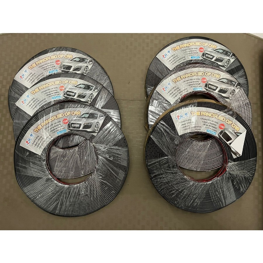 LIS MOLDING HITAM MOBIL UNIVERSAL