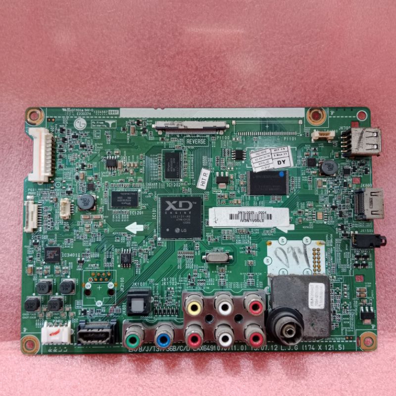 MAINBOARD TV LED LG 42LA6130-TB SECOND - MB MAINBOARD MOTHERBOARD MENBAORD MOBO BOARD MODUL MESIN OR
