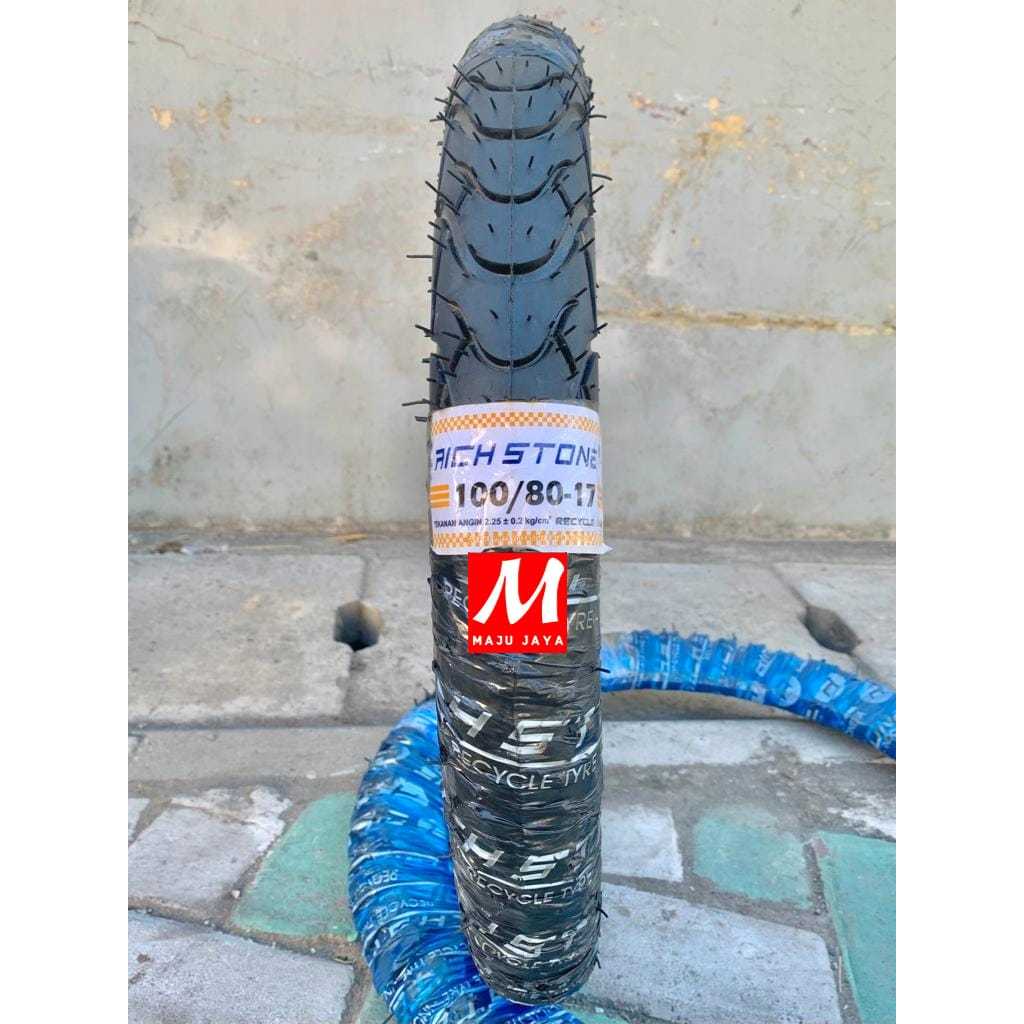 BAN MOTOR RICHSTONE 100/80-17 BAN MOTOR RING 17 TUPE TYPE/BUKAN TUBELESS ban metik 100/80-17 ban mot