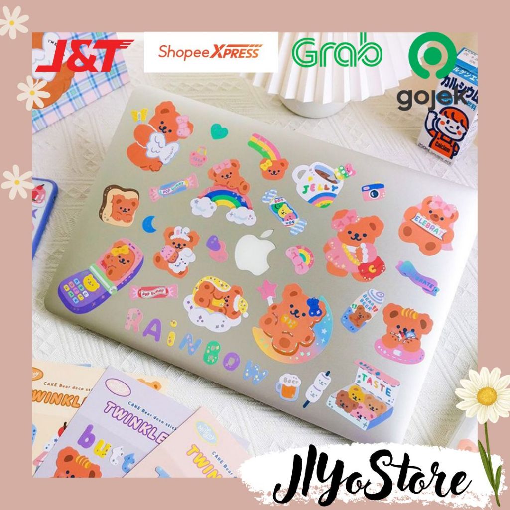 

Sticker Stiker Label Dekorasi Hiasan Aksesoris Bujo Journaling Scrapbook Daily Planner Budgeting Diary Perlengkapan Sekolah Kado Hadiah Tema Hewan Beruang Kelinci Aesthetic Lucu Diskon Gratis Ongkir SPM
