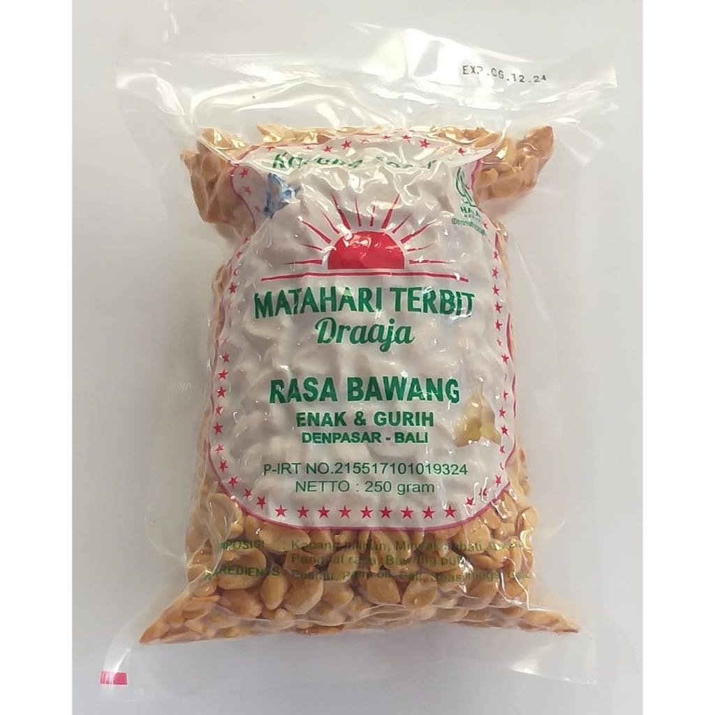 

Kacang Bali Matahari Terbit Rasa Bawang berat 250g