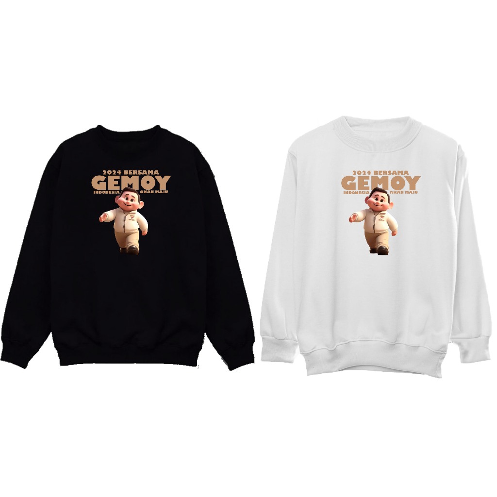 Sweater 2024 bersama gemoy prabowo