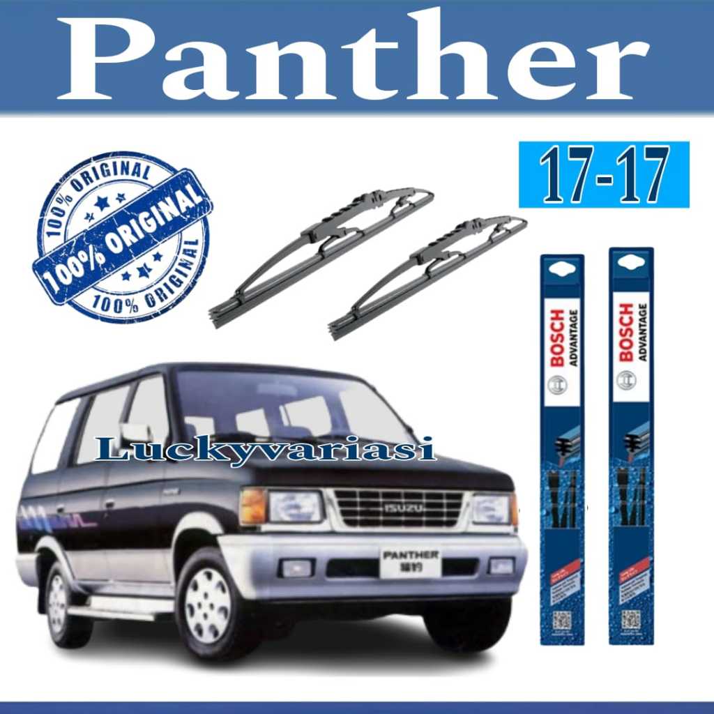 Wiper Blade Advantage / Wiper Pembersih Kaca Bagian Depan Mobil Panther