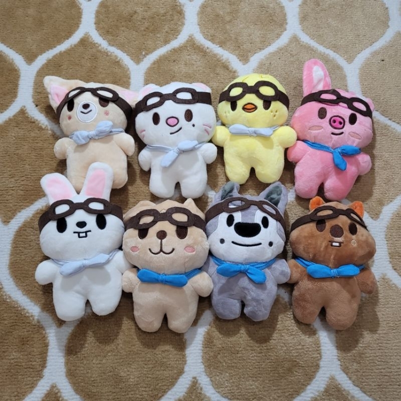 unofficial boneka Skzoo pilot plush doll 20cm straykids