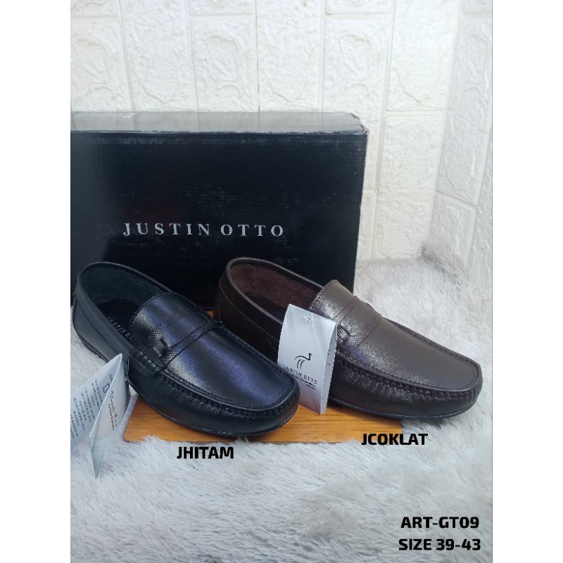 SEPATU KULIT ASLI JUSTIN OTTO GT-09