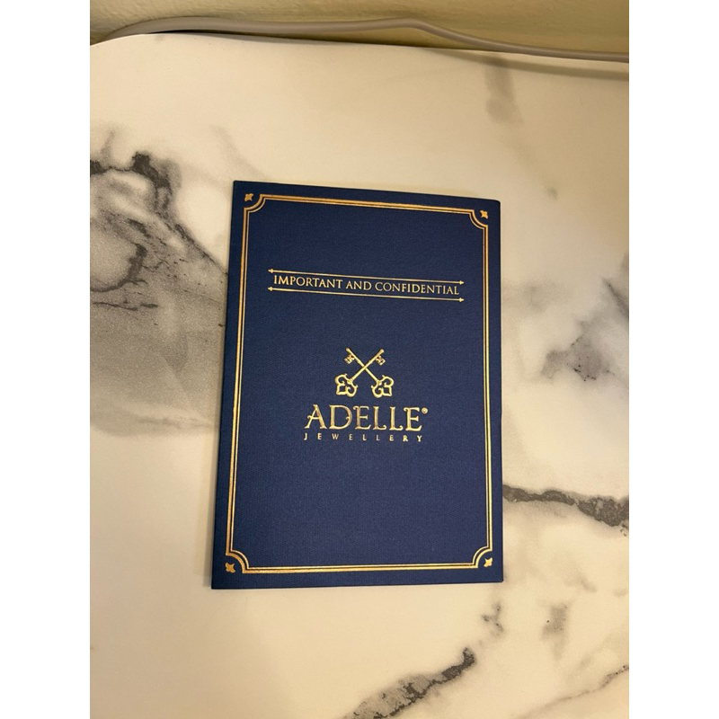 

gift/invoice/receipt card adelle jewellery navy original