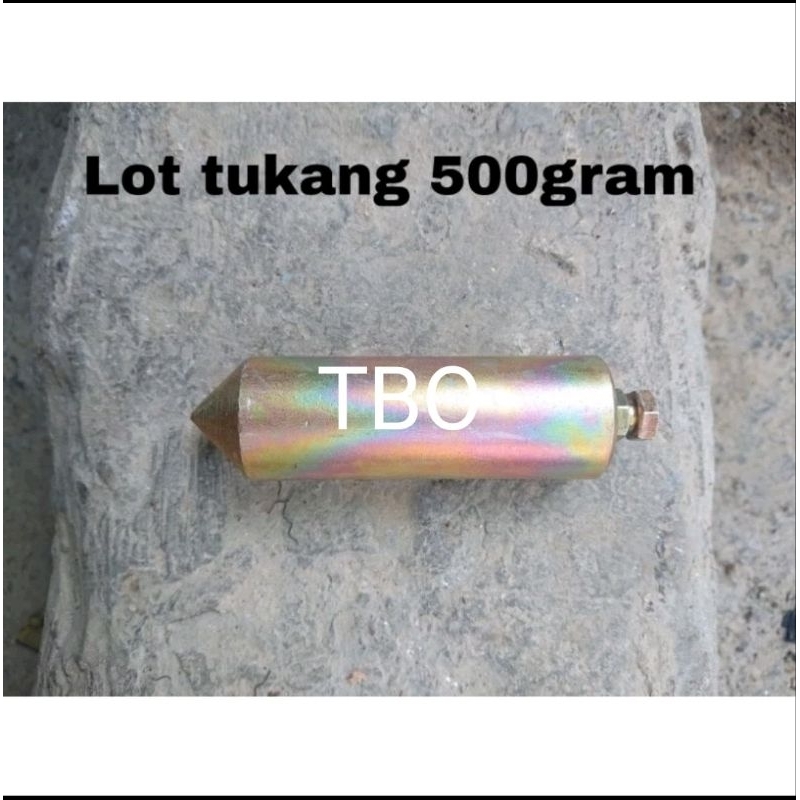 Lot Peluru Jumbo / Besar 500 Gram, Lot Tukang Model Peluru, Bandul Tukang Model Peluru, Plumb 500