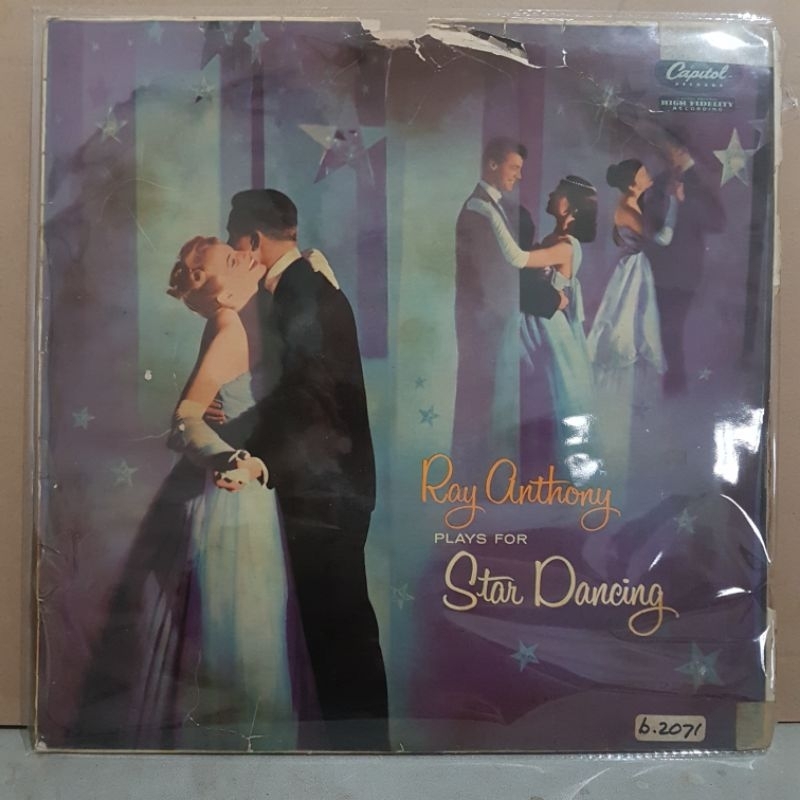 Vinyl Piringan Hitam 12 inch Ray Anthony-Star Dancing