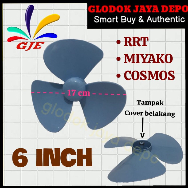 BALING BALING KIPAS ANGIN 6INCH RRT UMUM