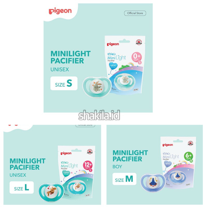 Empeng pigeon minilight pacifer / empeng pigeon / empeng bayi