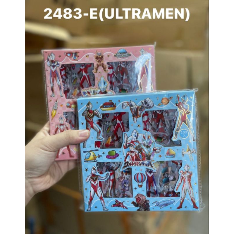 

Stiker Anak Cwo Karakter Ultramen / Stiker Ultramen Waterproof Isi 100 Lembar per box