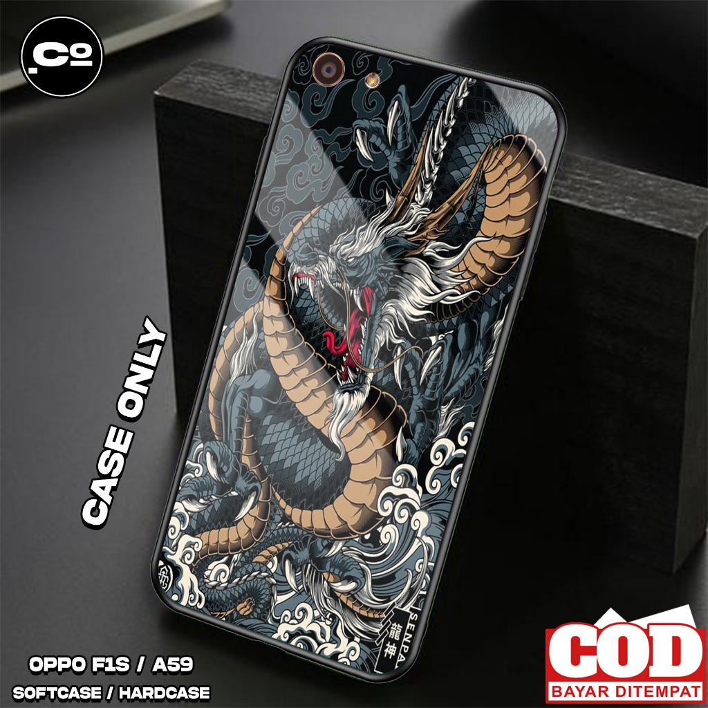 Case OPPO F1S / A59 - Casing OPPO F1S / A59 [ DRGN ] Silikon OPPO F1S / A59 - Kesing Hp - Casing Hp  - Case Hp - Case Terbaru - Case Terlaris - Softcase - Softcase Glass Kaca