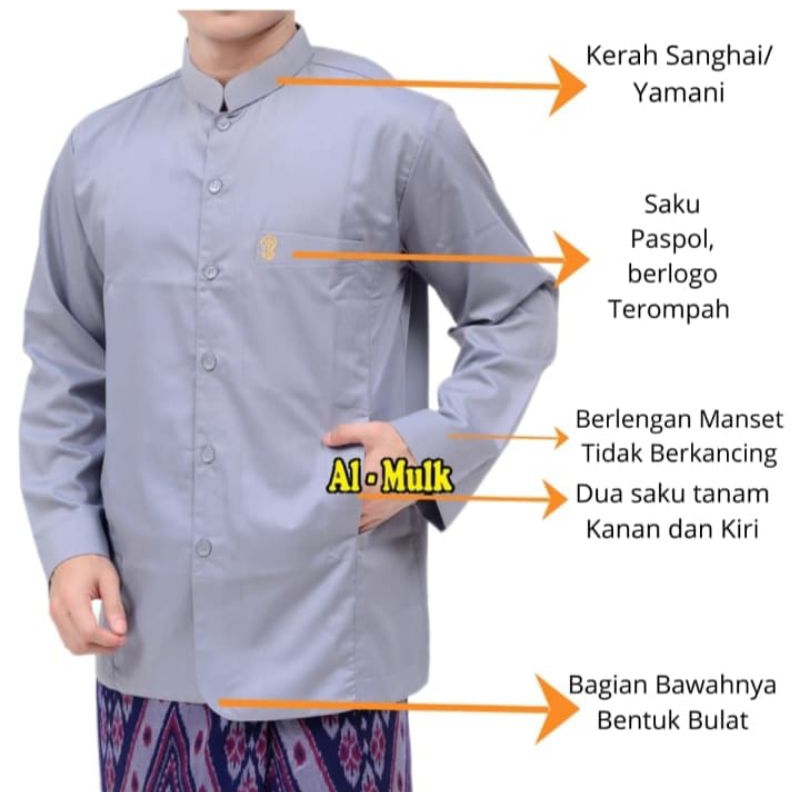 KOKO HAIBAH AMMU ORIGINAL PREMIUM SEMI JASS SAKU DEPAN BAHAN KATUN MADINAH TOYOBO