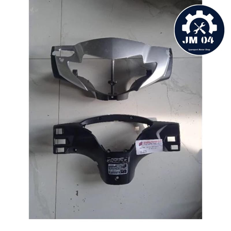 Batok depan belakang motor honda supra x 125 lama 2005-2006 warna silver