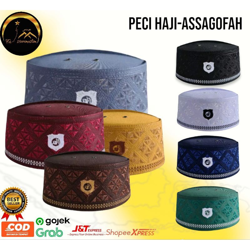 PECI ASSAGOFAH PECI HAJI LOGO BORDIR/ASLI TURKI