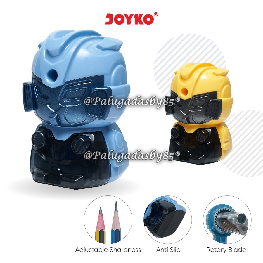 

(1 Biji) Rautan Meja JOYKO A-165CO Robot 10.5 x 7.7 x 11.1 cm / Rautan Serutan Sharpener Joyko A-165CO / Rautan Putar Joyko A-165 CO / Joyko A 165 CO / Joyko A165CO