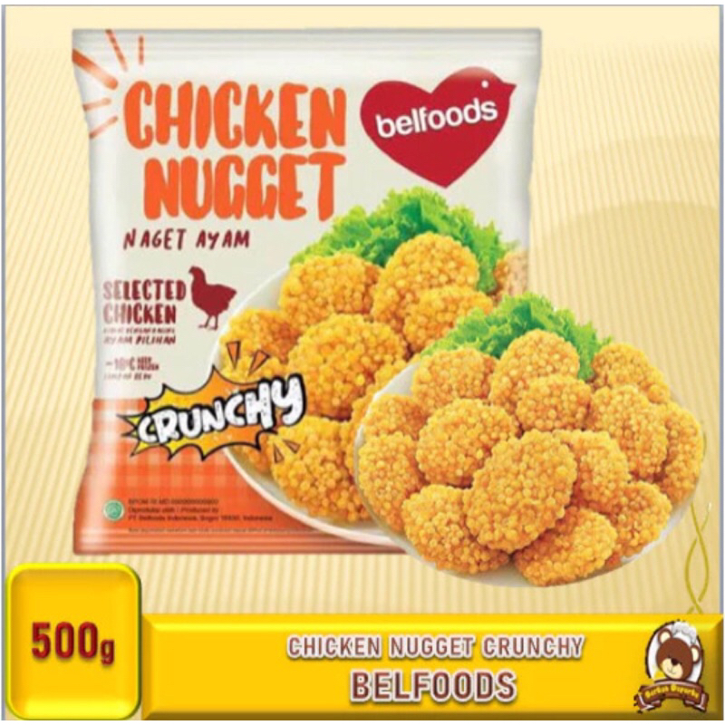 

Chicken Nugget Crunchy Belfoods 500gr