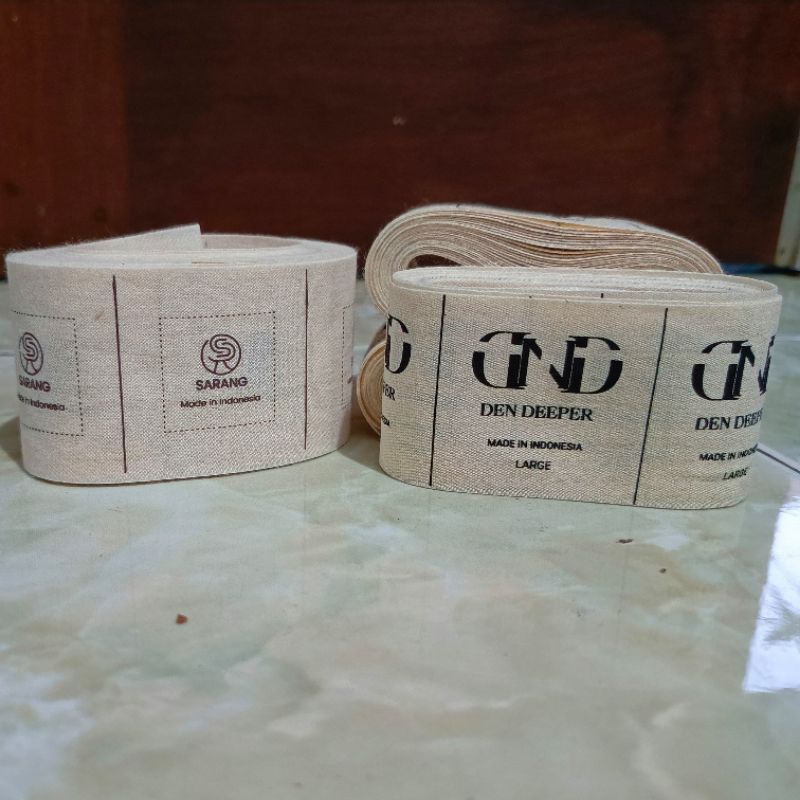 

Label Baju / Label Hodie / Label merk / Label katun 5X5 cm